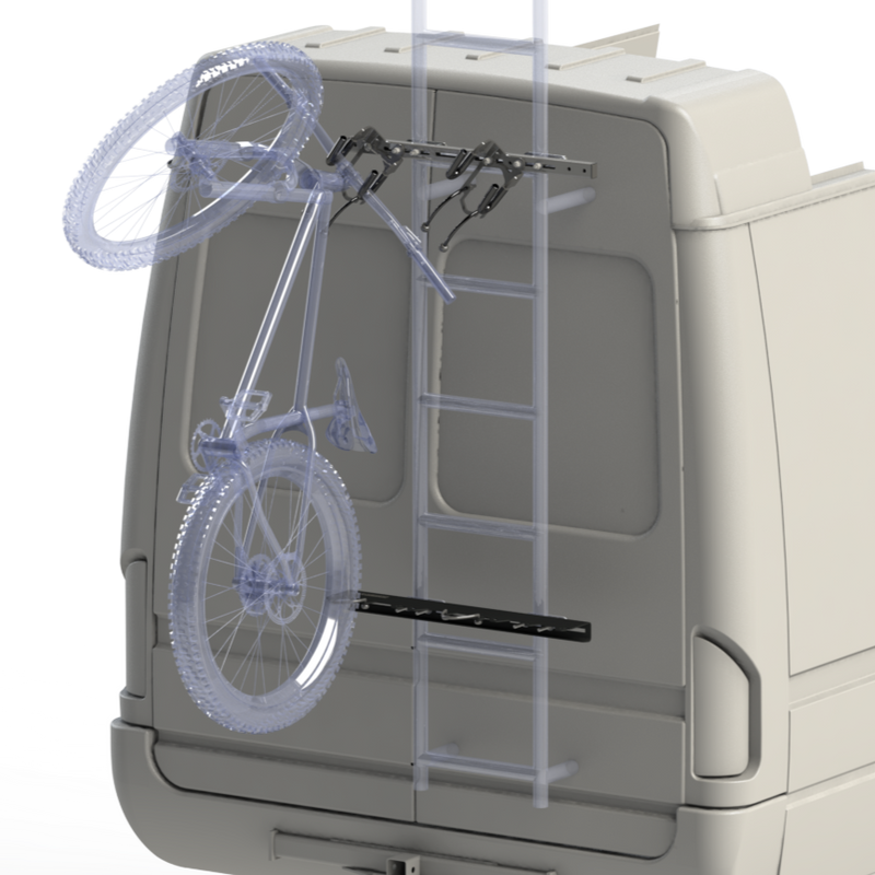 Load image into Gallery viewer, Bike Rack Kit for Rear Ladder Lolo Racks Rad Lad
