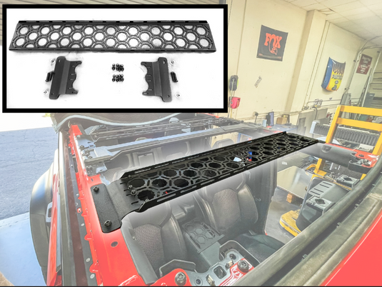 Bronco 2021 + Inside Roof Mount (across front seats with short front panel) by Adapt-A-Panel