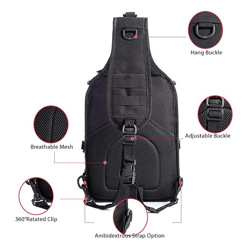 Load image into Gallery viewer, Tactical Medium 15L Sling Backpack Range Bag
