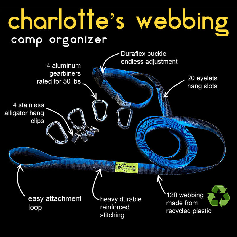 Load image into Gallery viewer, Charlotte's Webbing Camp Organizer
