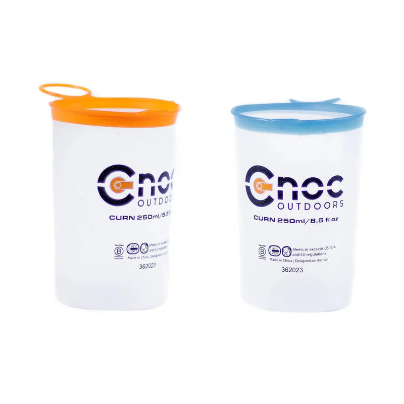 Load image into Gallery viewer, CNOC Curn Collapsible Cups, Pair (Orange and Blue)
