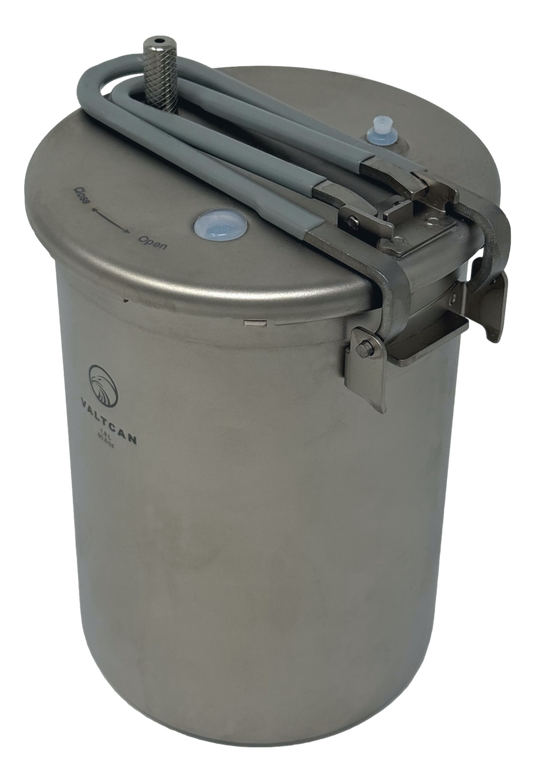 Valtcan 1800ml Titanium Pressure Pot Perfect Rice. Any Flame. Any Altitude. 35 kPa Locking Lid · Rice in 20 Minutes · 1.3 lbs