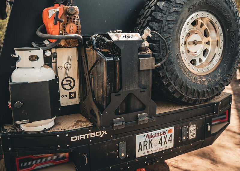Load image into Gallery viewer, Jerry's Can Holder - Dual Universal Jerry Can Carrier
