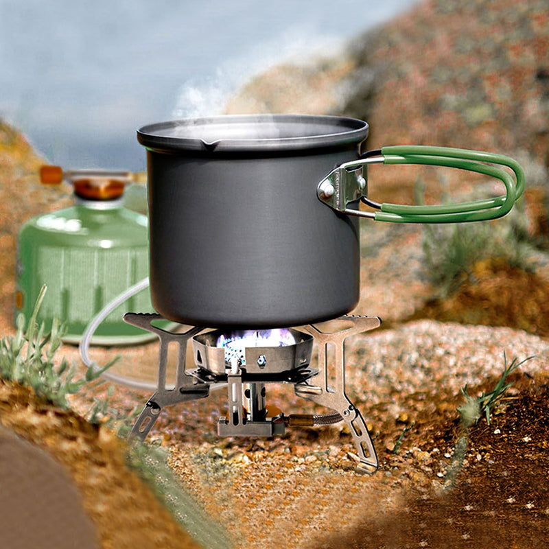 Load image into Gallery viewer, Portable 4000W Foldable Camping Stove with Ignition &amp; Carry Case
