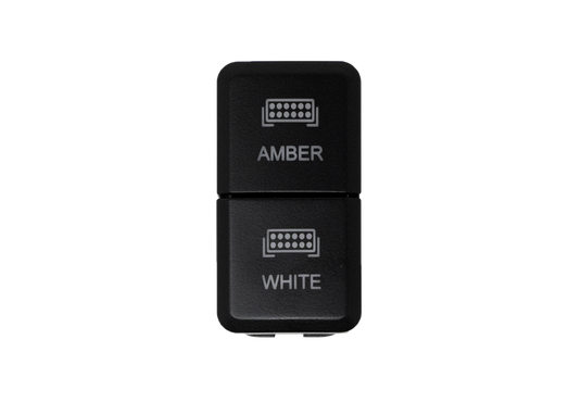 Dual Function Toyota OEM Style "AMBER & WHITE" Switch Tall Style