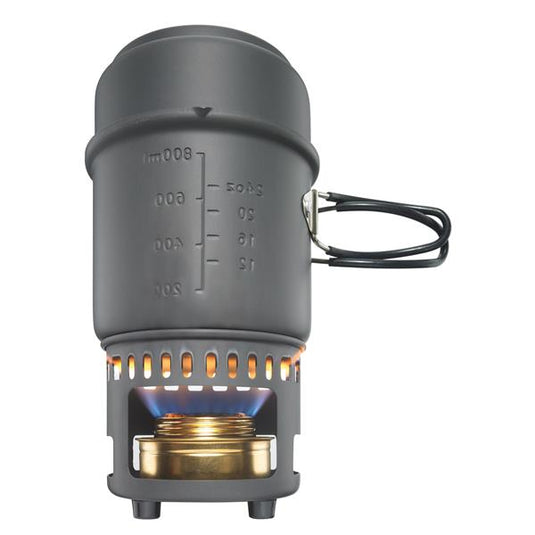 ALCOHOL BURNER AND TREKKING COOKSET