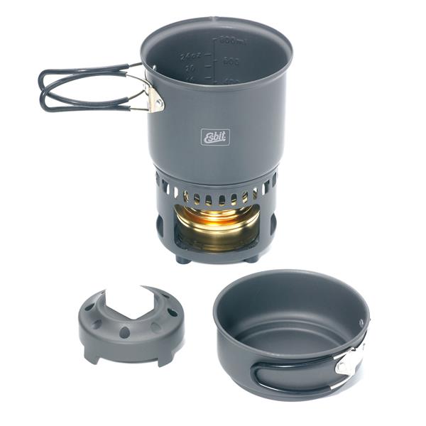 Load image into Gallery viewer, ALCOHOL BURNER AND TREKKING COOKSET
