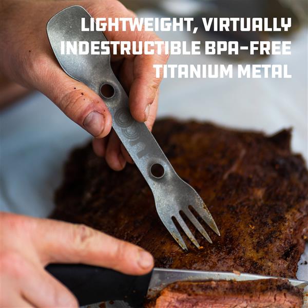 Load image into Gallery viewer, TITANIUM UTILITY SPORK
