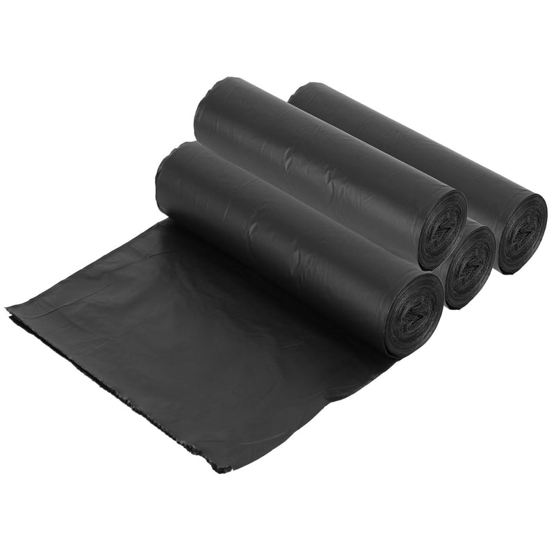 Load image into Gallery viewer, 4 Rolls Black Garbage Bags 5.3 Gallons Unscented Disposable Trash Bags Portable Leak Resistant Trash Can Liners for Bathroom Office Kitchen Bedroom Ca
