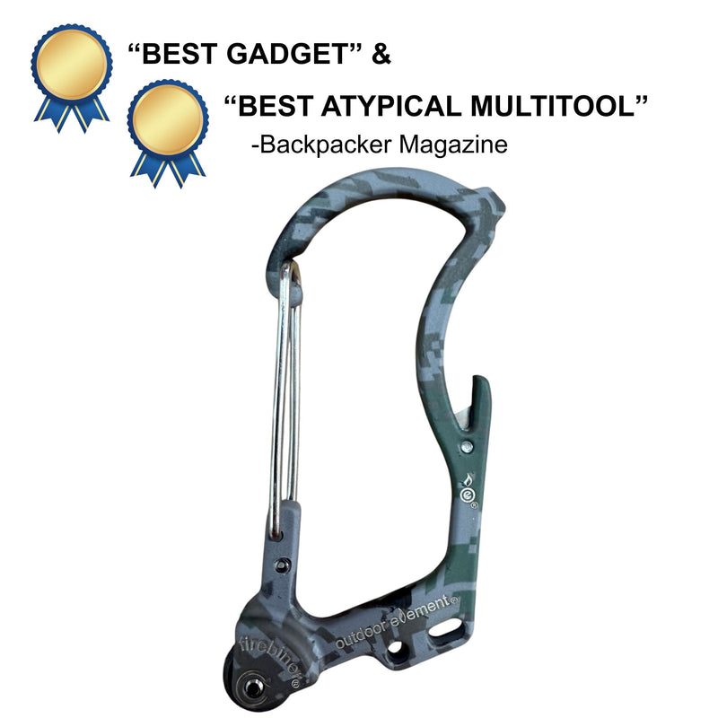 Load image into Gallery viewer, Firebiner: Fire-starting Multitool Carabiner
