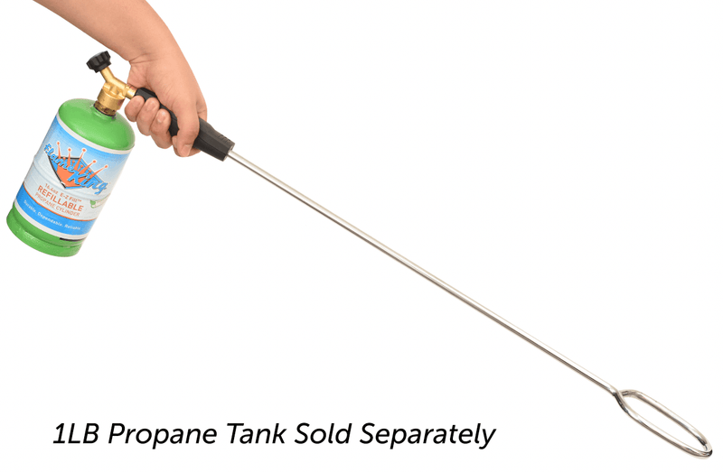 Load image into Gallery viewer, Flame King Propane LP Log Lighter Starter for 1lb Propane Tanks
