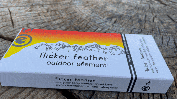 Load image into Gallery viewer, Flicker Feather Survival EDC Chisel Blade
