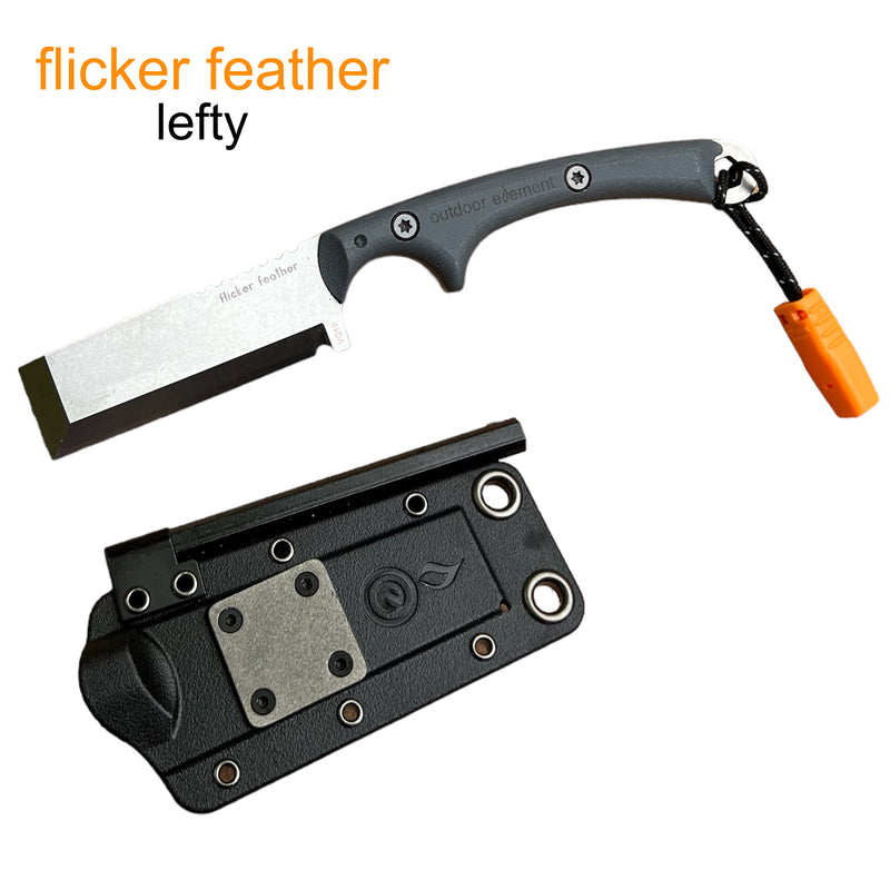 Load image into Gallery viewer, Flicker Feather Survival EDC Chisel Blade
