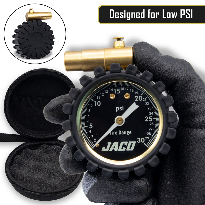 Load image into Gallery viewer, FTX-30 Low Pressure Presta Tire Gauge for Bikes (Max 30 PSI) | Fat Tire Bike Series
