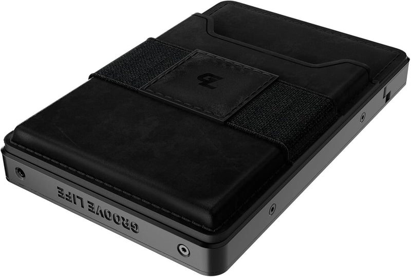 Load image into Gallery viewer, Groove Leather RFID Wallet | Slim RFID-Blocking Minimalist EDC Wallet
