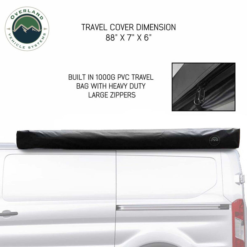 Load image into Gallery viewer, HD Nomadic 180 Degree Awning with Bracket Kit for Mid - High Roofline Vans
