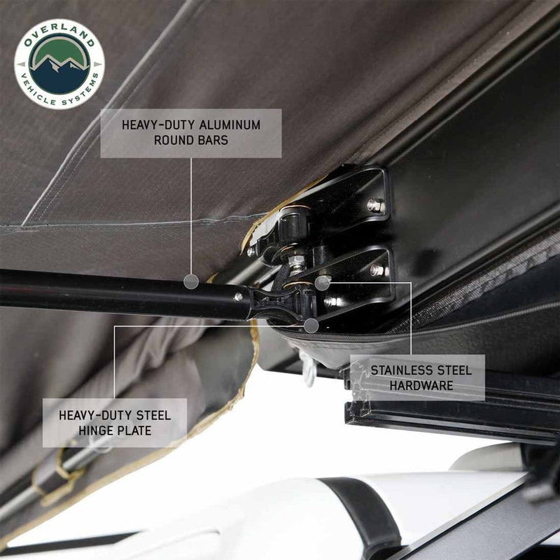 Load image into Gallery viewer, HD Nomadic 180 LTE Awning - Dark Grey with Black Travel Cover Universal
