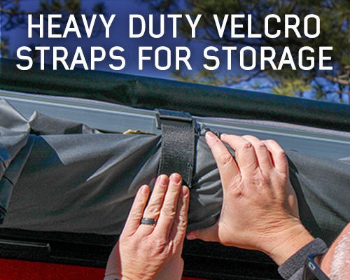 Load image into Gallery viewer, HD Nomadic 2.5 - 8.0' Awning - Grey Body, Green Trim &amp; Black Travel Cover
