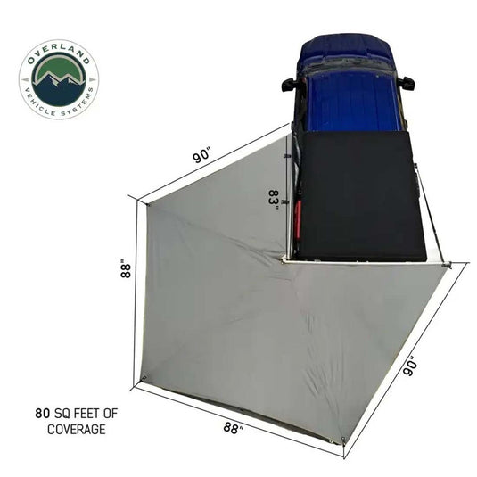HD Nomadic 270 LT Awning & Wall 1, 2, & Mounting Brackets - Driver Side