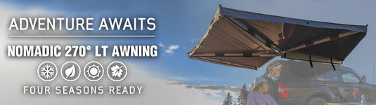 HD Nomadic 270 LT Awning & Wall 1, 2, & Mounting Brackets - Driver Side