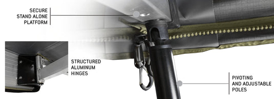 HD Nomadic 270 LT Awning & Wall 1, 2, & Mounting Brackets - Driver Side
