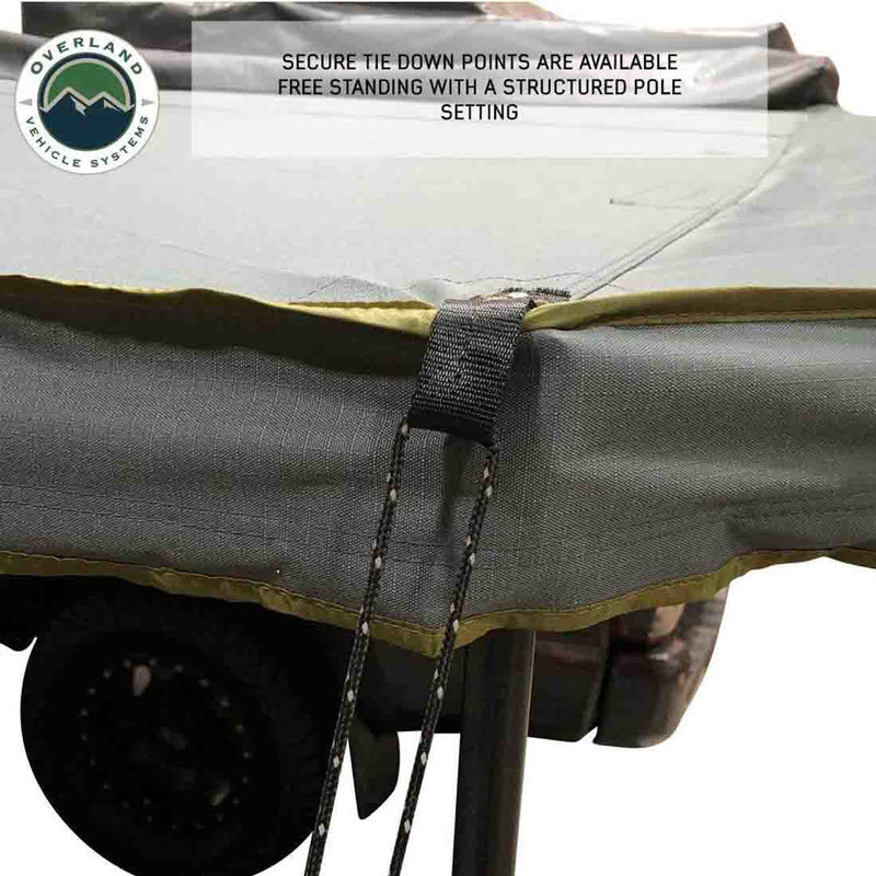 Load image into Gallery viewer, HD Nomadic 270 LTE Awning - Passenger Side - Dark Gray with Black Travel Cover Universal

