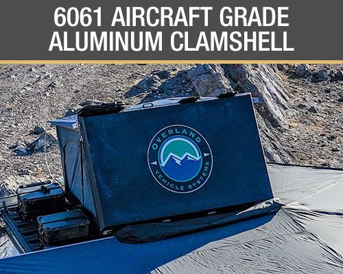 Load image into Gallery viewer, HD Sidewinder Side Load Aluminum Hard Shell Roof Top Tent, Grey Body &amp; Green Trim
