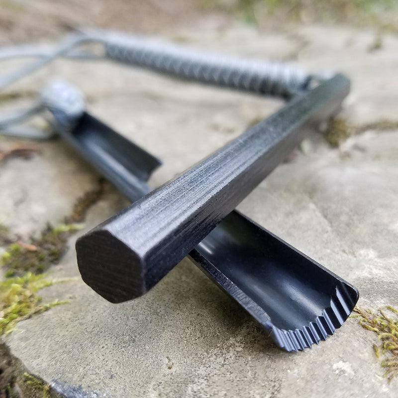 Load image into Gallery viewer, HexaLite™ Ferro Rod Fire Starter - X-Large 6-Sided Shape &amp; Easy Grip Striker
