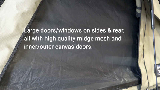 The Bush Company AX27 Clamshell Roof Top Tent
