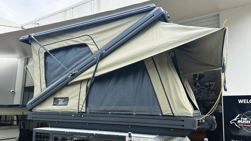 Load image into Gallery viewer, The Bush Company TX27 MAX Hardshell Rooftop Tent
