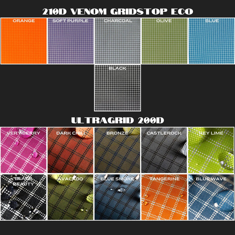 Load image into Gallery viewer, Ultralight Expandable Gear Pouches – UltraGrid™ &amp; Venom Gridstop Eco-Friendly Storage for Hiking, Biking, Camping and EDC
