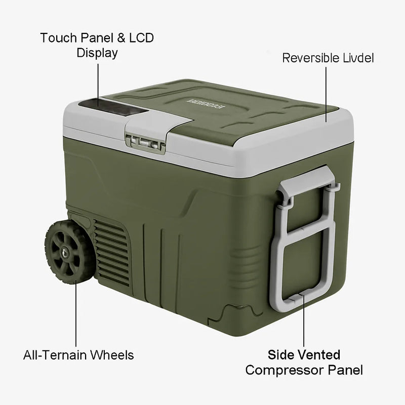Load image into Gallery viewer, 12 Volt Car Refrigerator Portable Car Fridge with Adjustable Range
