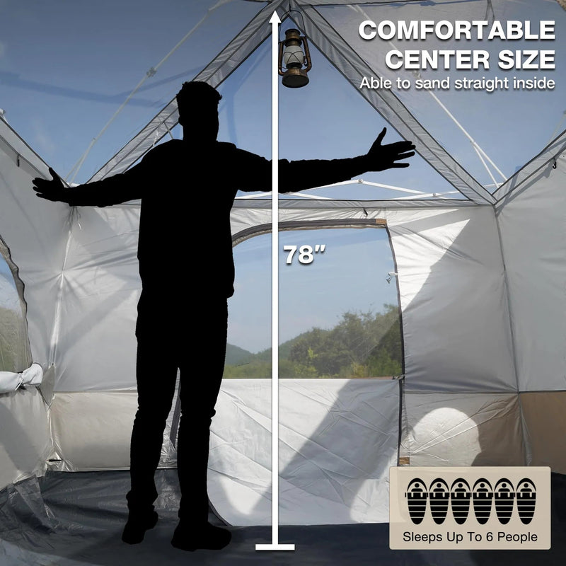 Load image into Gallery viewer, Camping Cube Inner Tent for 10'x10' Pop Up Canopy (Canopy &amp; Frame NOT Included)
