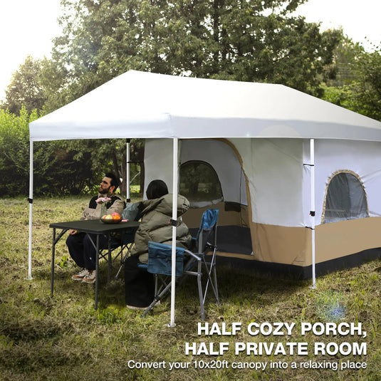 Camping Cube Inner Tent for 10'x10' Pop Up Canopy (Canopy & Frame NOT Included)