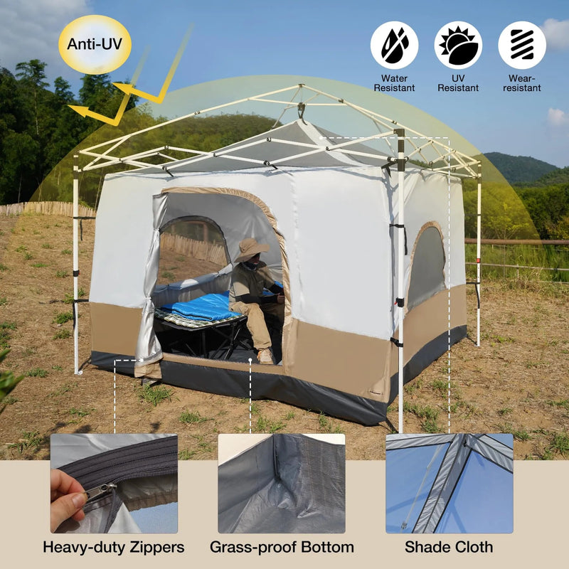 Load image into Gallery viewer, Camping Cube Inner Tent for 10'x10' Pop Up Canopy (Canopy &amp; Frame NOT Included)
