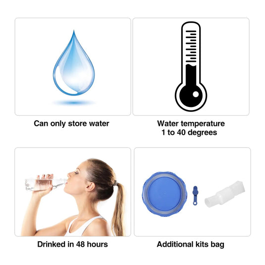 Portable Camping Water Container with Spigot and Wheels