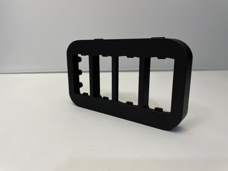 Load image into Gallery viewer, Modular Insert for 4 Rocker Switches
