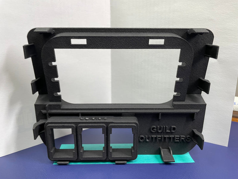 Load image into Gallery viewer, No Cut Base Switch Panel for 3 Short Switches (Tacoma Access Cab)
