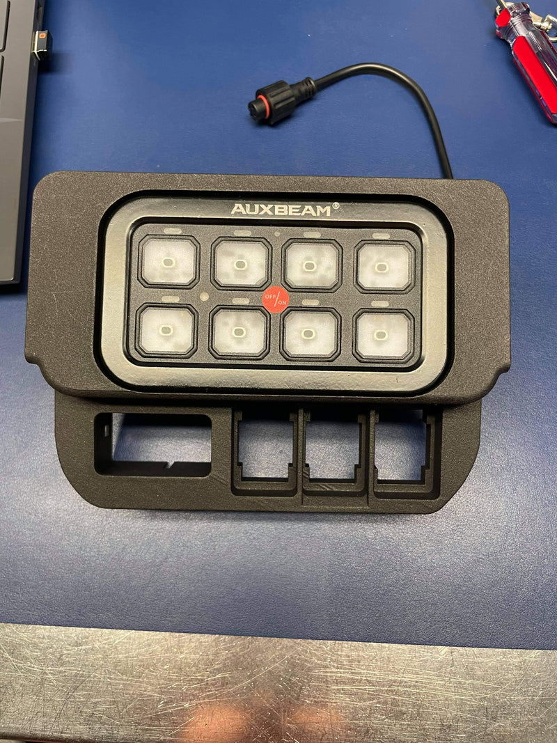 Load image into Gallery viewer, No Cut Base Switch Panel for 3 Short Switches (Tacoma Double Cab)
