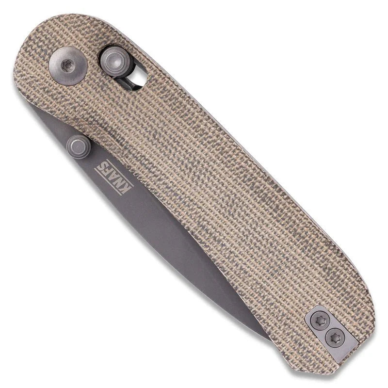 Load image into Gallery viewer, KNAFS Lander 3 Pocket Knife - Moondust Micarta - Clutch Lock
