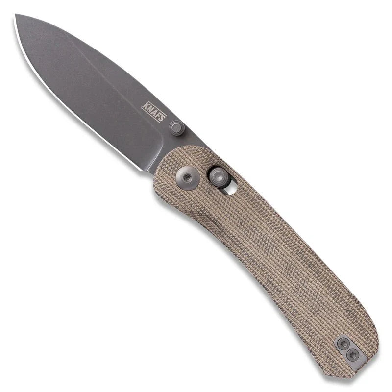 Load image into Gallery viewer, KNAFS Lander 3 Pocket Knife - Moondust Micarta - Clutch Lock
