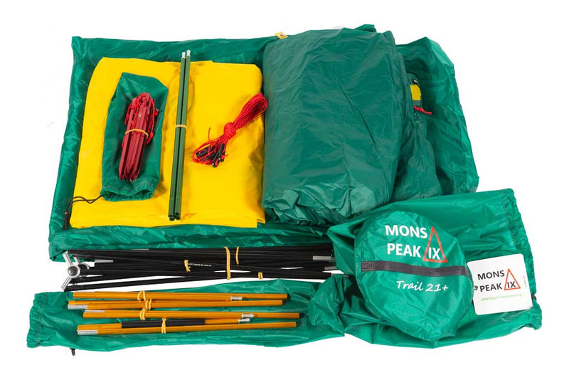 Load image into Gallery viewer, Trail 21+ 2 Person and 1+ Person 2-in-1 Backpacking Tent (Both Sizes Included)
