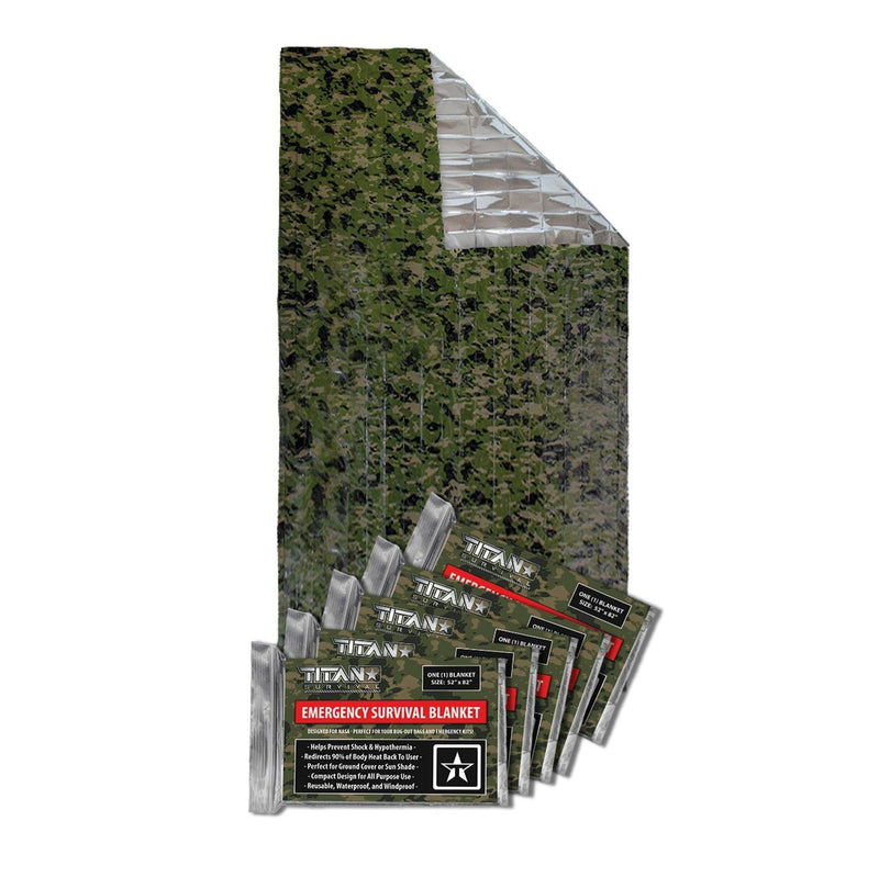 Load image into Gallery viewer, Emergency Survival Blankets, 5-Pack
