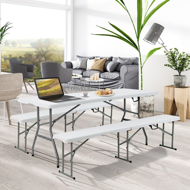 Load image into Gallery viewer, Portable Folding Camping Table with Carrying Handle
