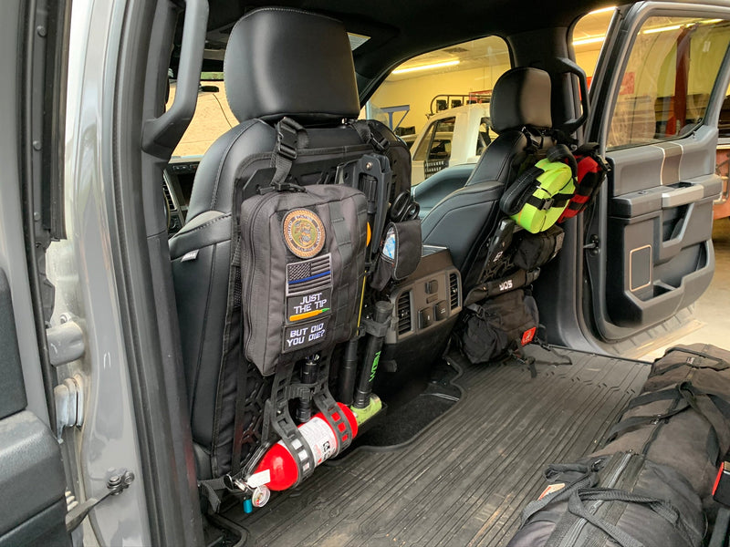 Load image into Gallery viewer, Off-Road Seat Back Panel Kit with Shovel - Hammer - Fire Extinguisher
