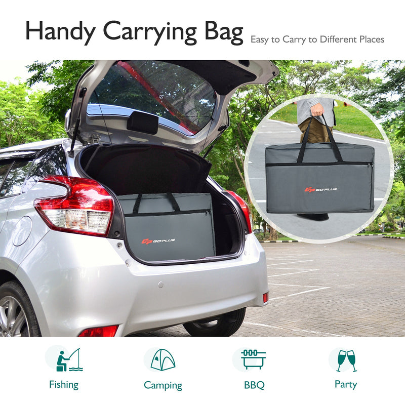 Load image into Gallery viewer, Folding Camping Table with Storage Organizer
