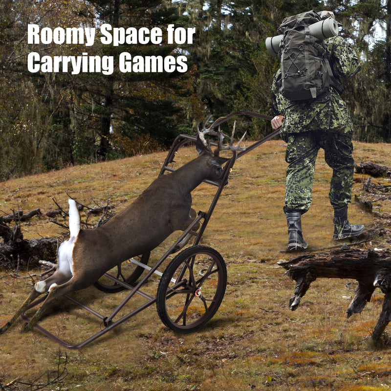 Load image into Gallery viewer, Larger Capacity Folding Deer Game Cart
