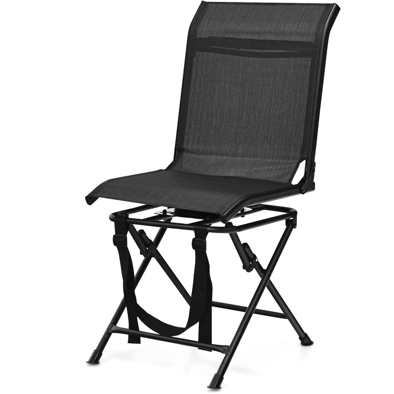Load image into Gallery viewer, All weather Outdoor Foldable 360 Degree Swivel Chair with Iron Frame
