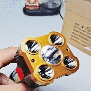 Load image into Gallery viewer, Ultra Bright Waterproof Outdoor LED Flashlight with Side Lamp
