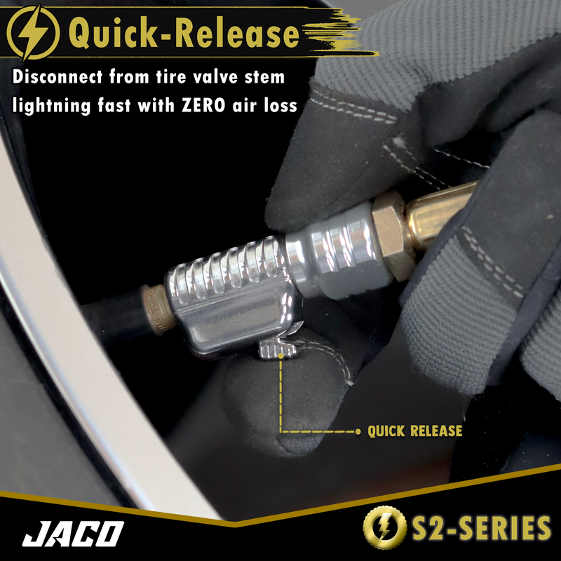 Load image into Gallery viewer, Lightning™ S2-Series Tire Air Chuck - 1/4" F-NPT
